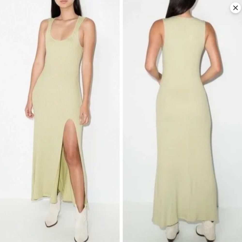 REFORMATION Bliss Ribbed Knit Maxi Dress